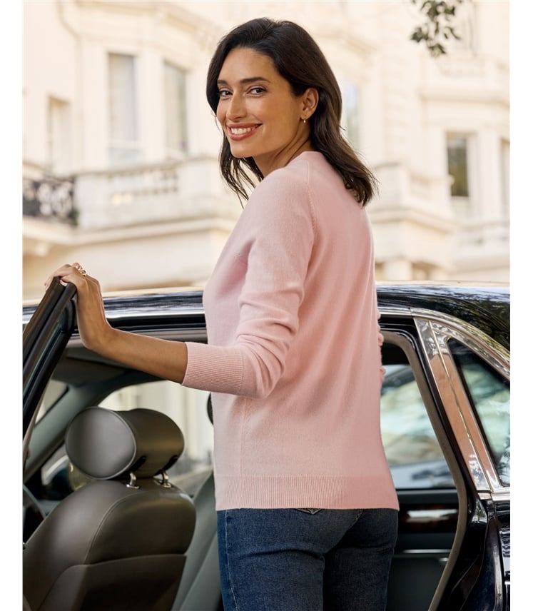 Cashmere V Neck Cardigan