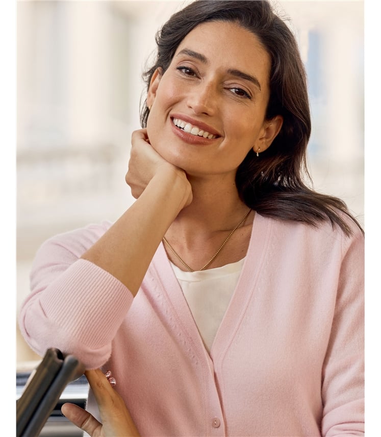 Cashmere V Neck Cardigan