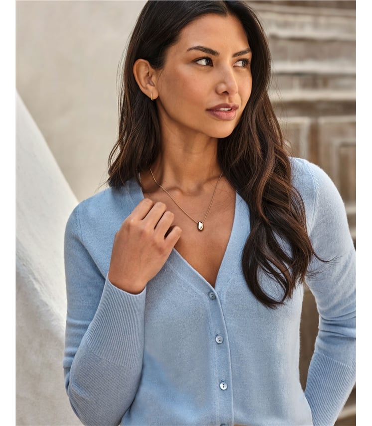 Cashmere V Neck Cardigan