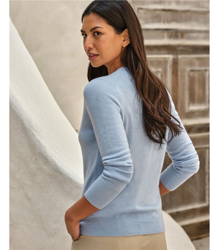 Cashmere V Neck Cardigan