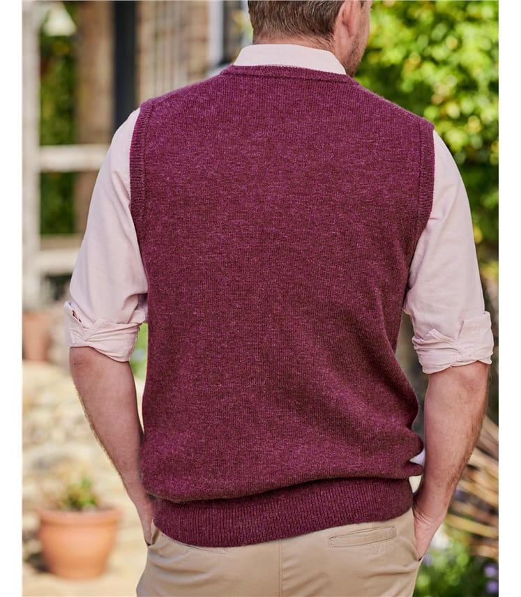 Mens Classic Lambswool Slipover