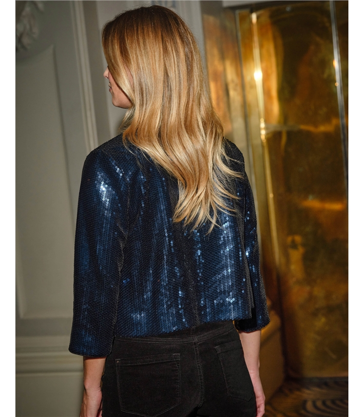 Midnight Sequin Jacket