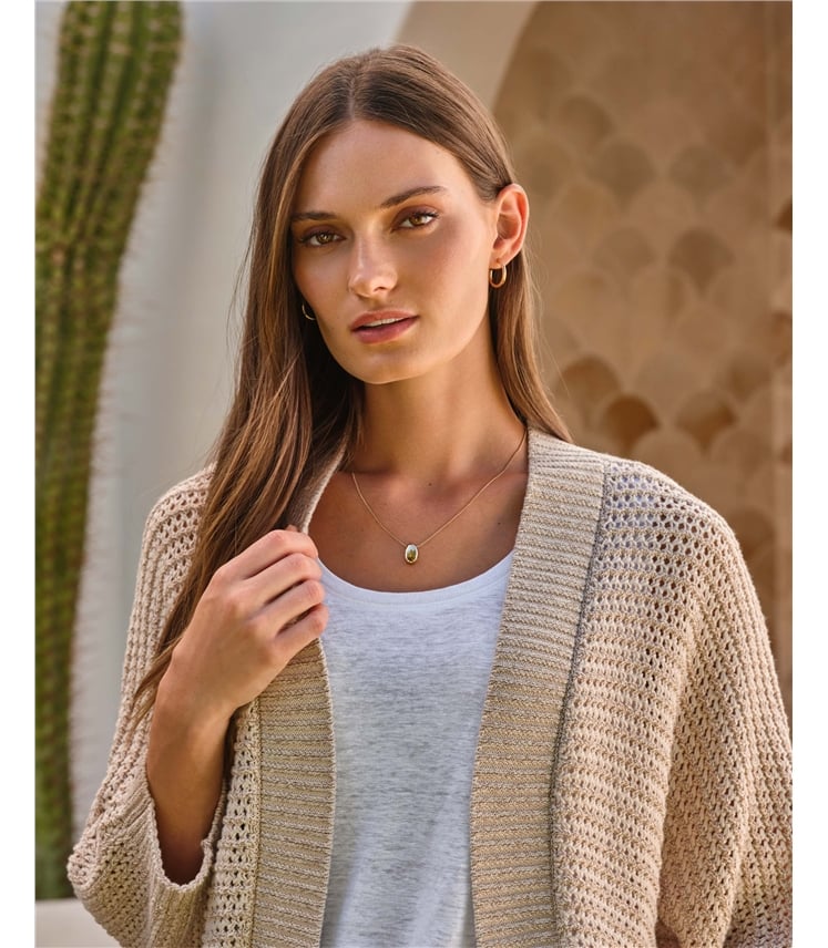 Cotton Edge To Edge Cardigan