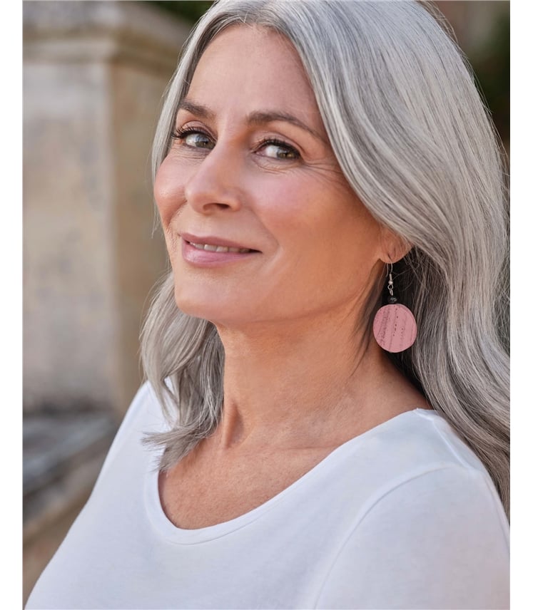 Ohrringe mit Scheibe