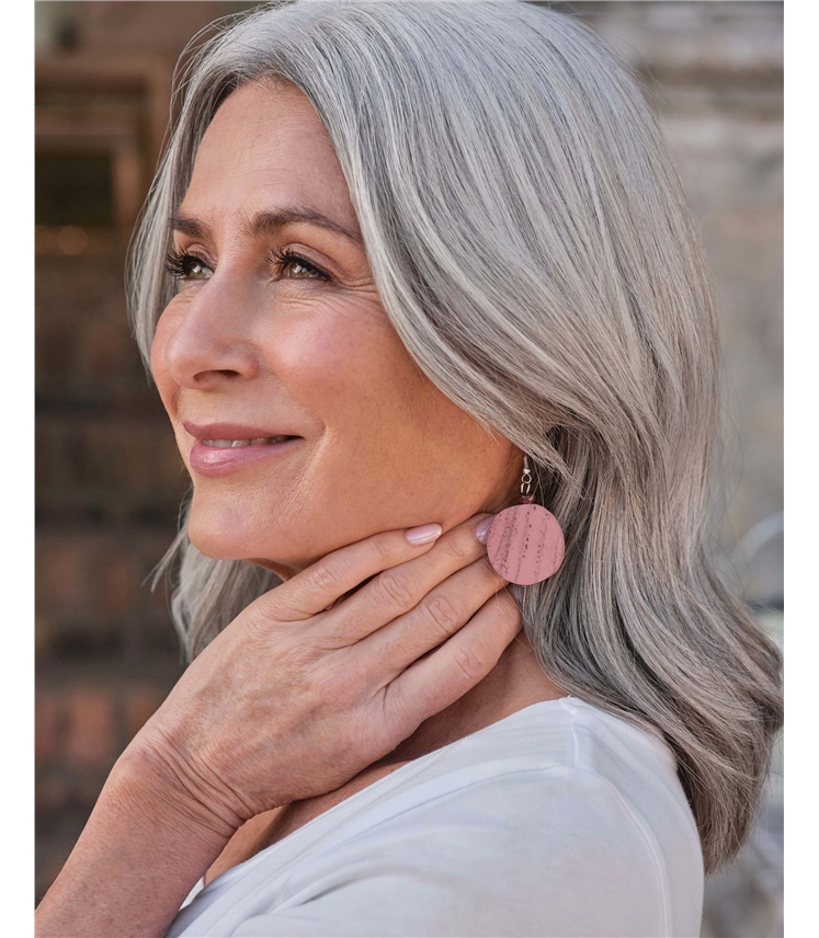 Disc Drop Earring