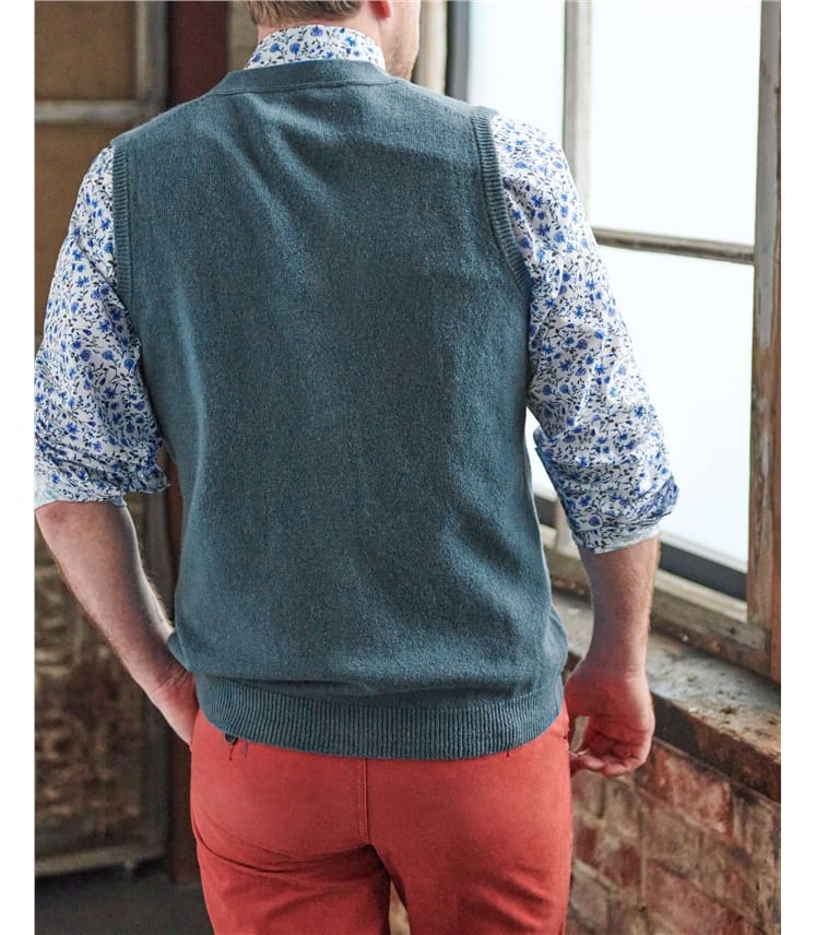 Mens Lambswool Waistcoat