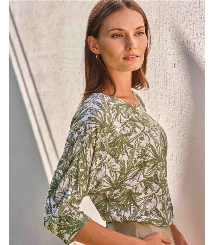 Linen 3/4 Sleeve