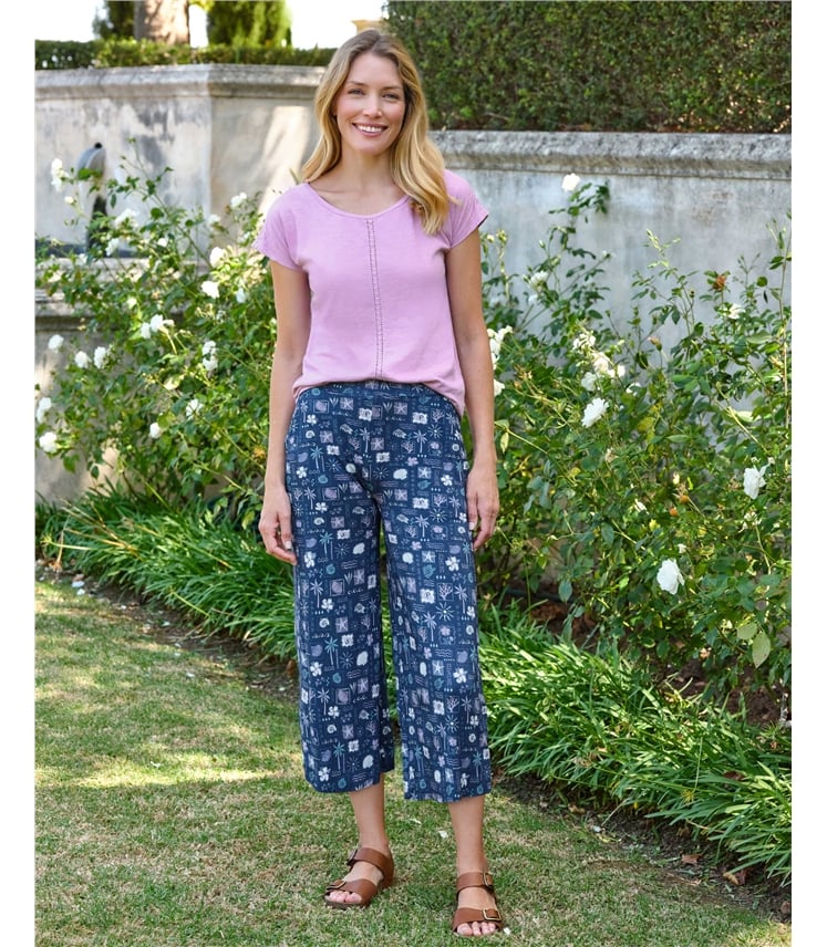Printed Culotte