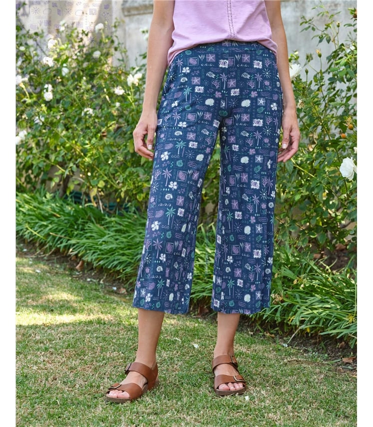 Printed Culotte