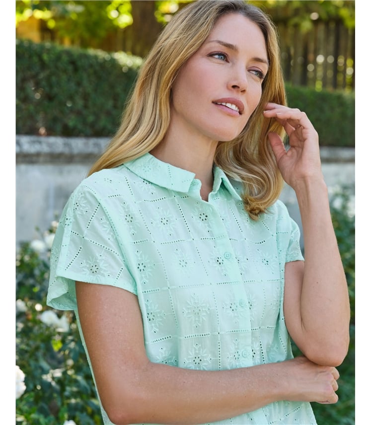 Patchwork Broderie Blouse