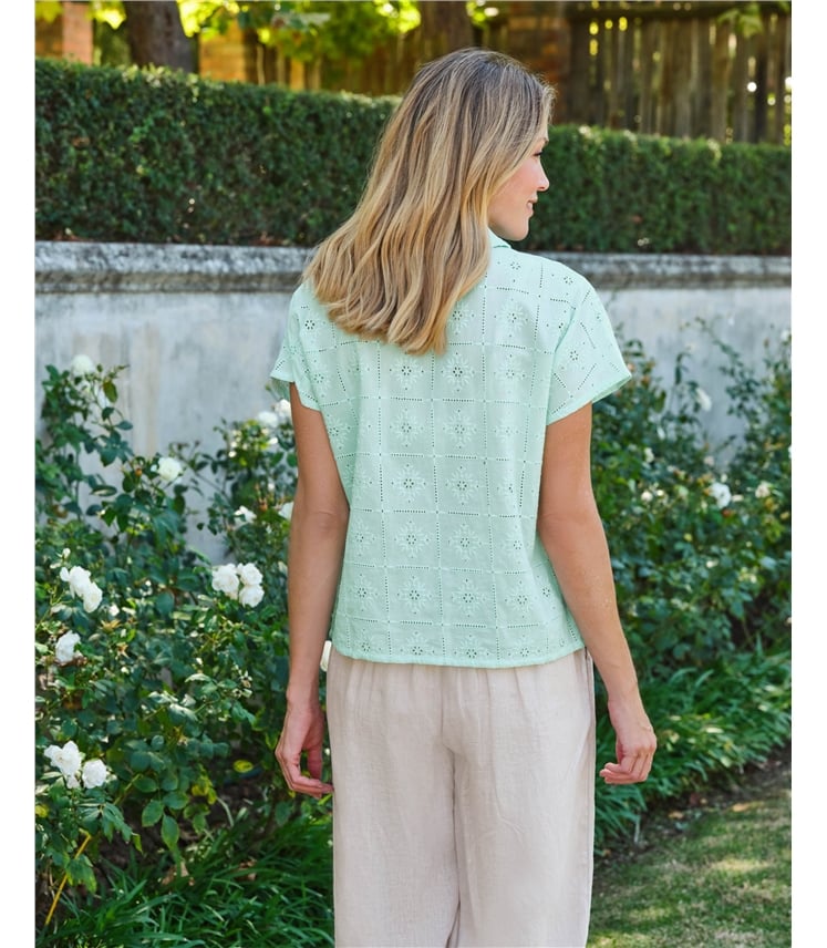 Patchwork Broderie Blouse