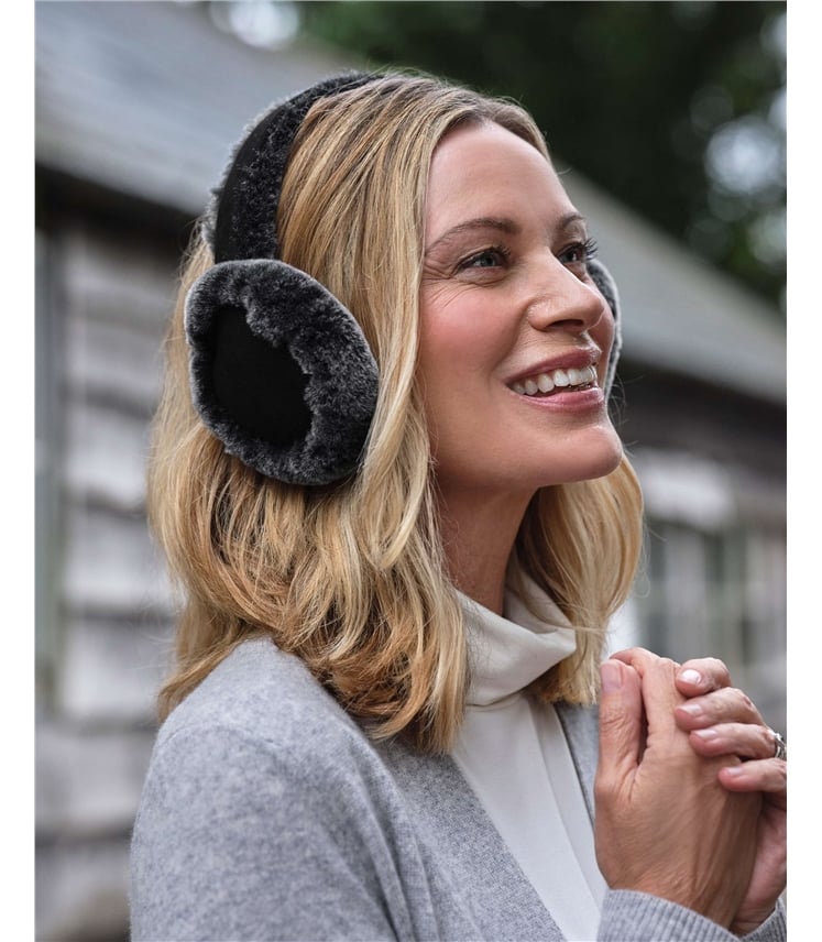 Womens Sheepskin Earmuffs