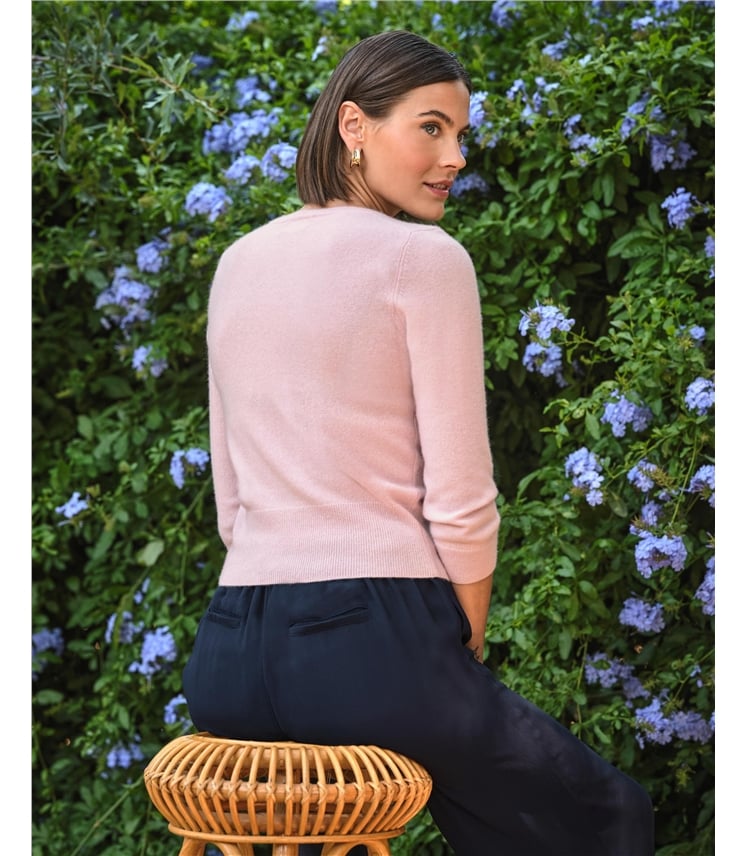 Cashmere Cropped Cardigan