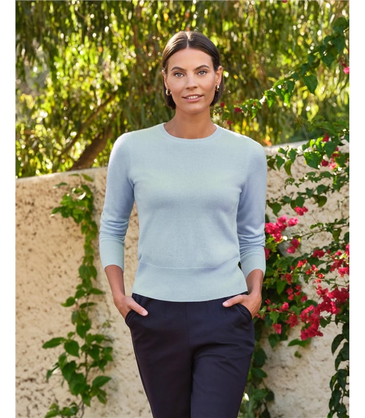 Cashmere Cropped Sweater