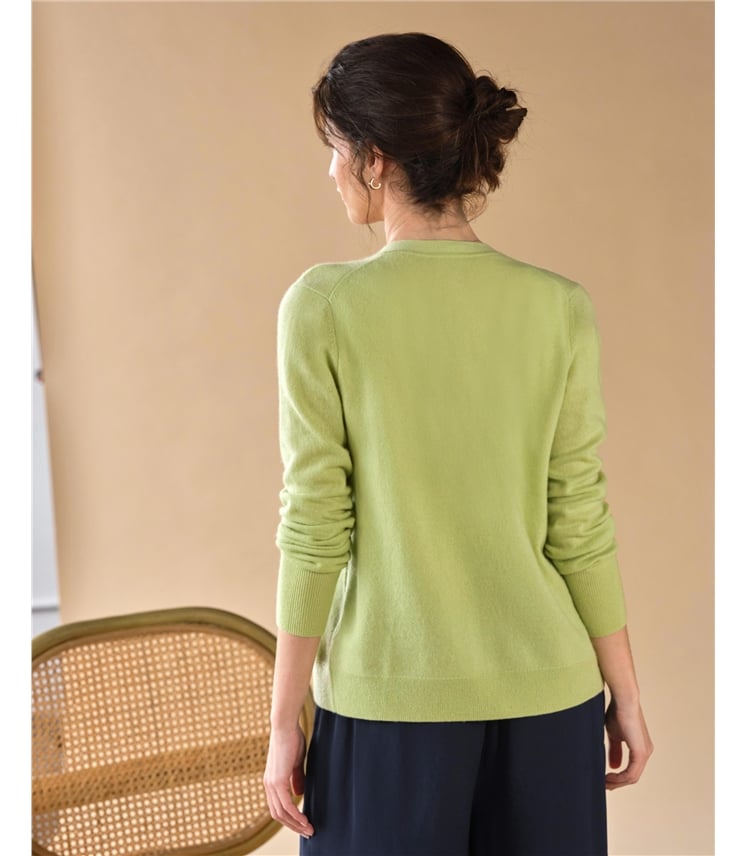 Cashmere V Neck Cardigan