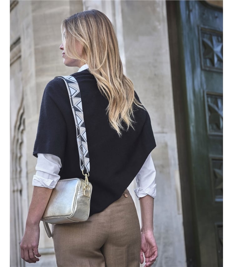 Organic Cashmere Gassato Poncho