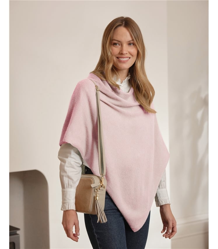 Organic Cashmere Gassato Poncho