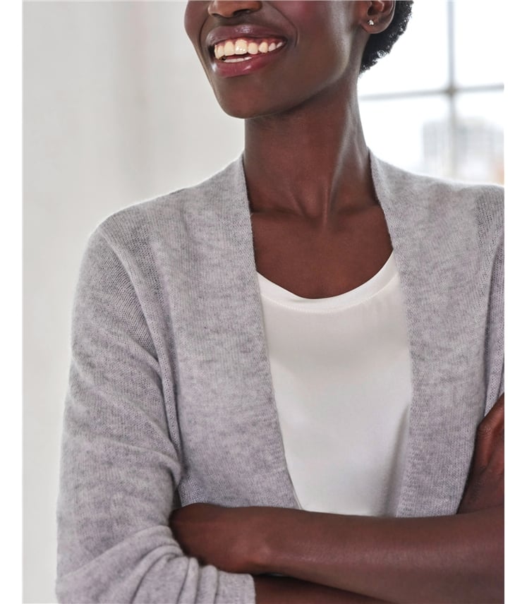 Gassato Lightweight Cashmere Swing Cardigan