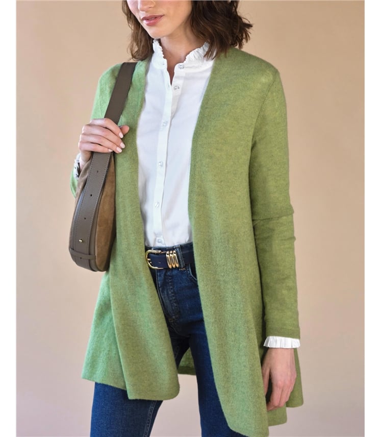 Gassato Lightweight Cashmere Swing Cardigan