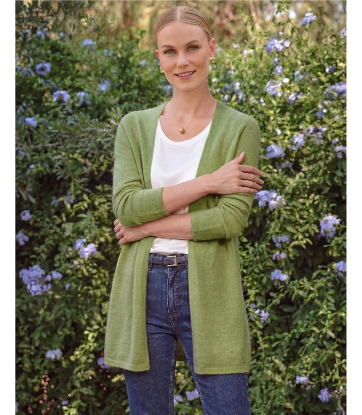 Gassato Lightweight Cashmere Swing Cardigan