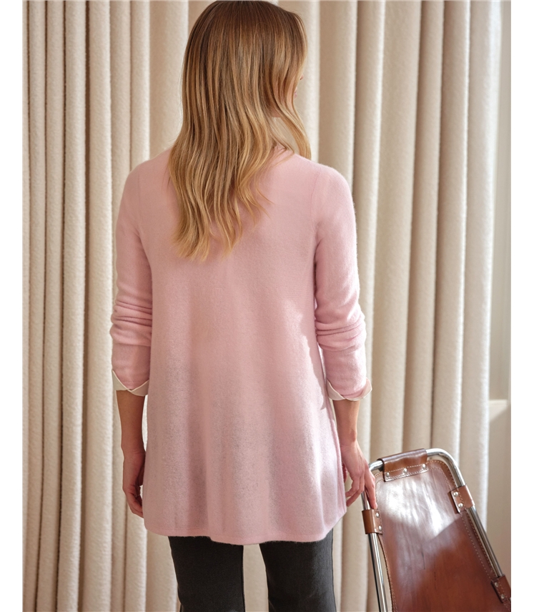 Gassato Lightweight Cashmere Swing Cardigan