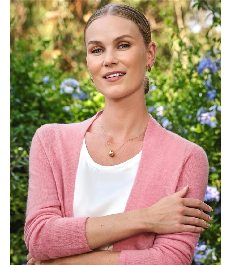 Gassato Lightweight Cashmere Swing Cardigan