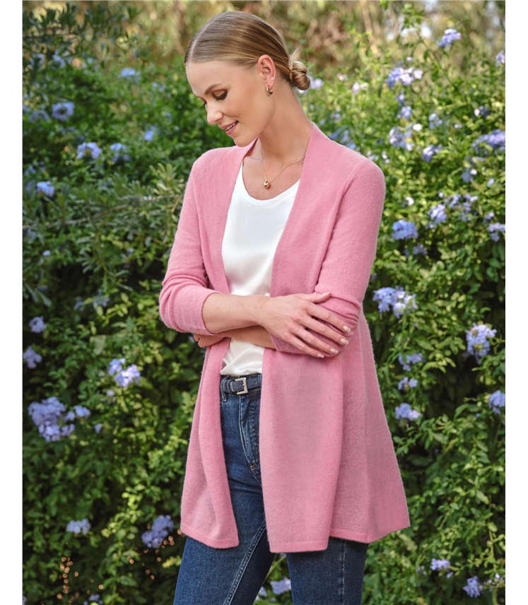 Gassato Lightweight Cashmere Swing Cardigan