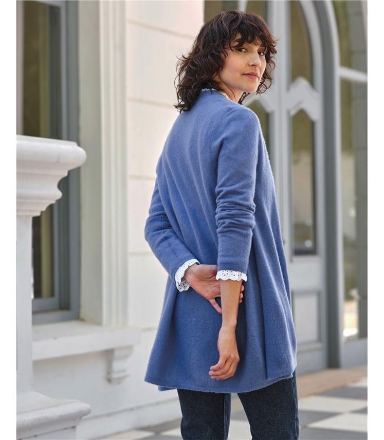 Gassato Lightweight Cashmere Swing Cardigan
