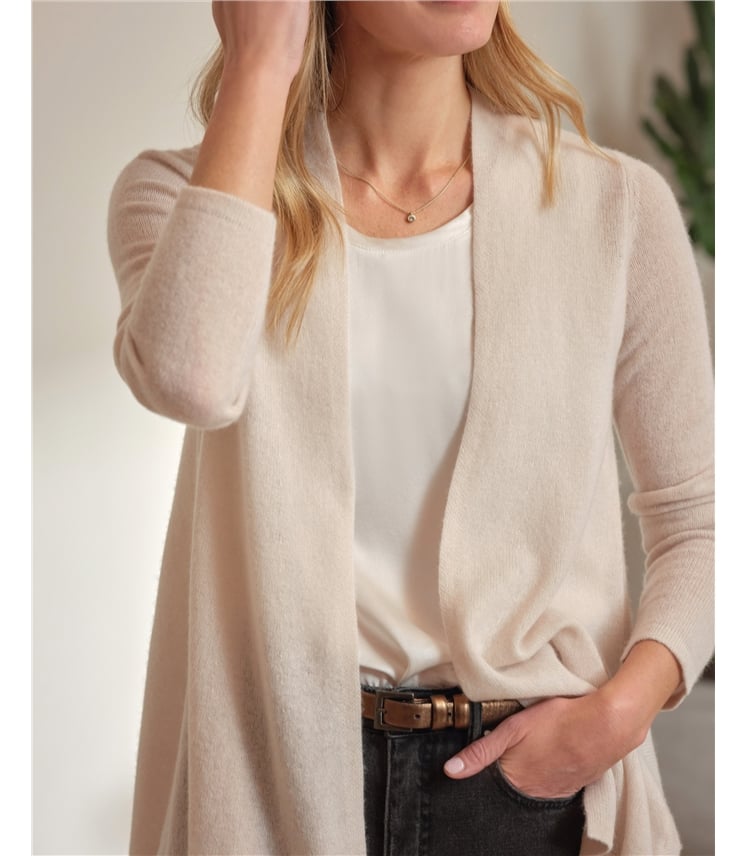 Gassato Lightweight Cashmere Swing Cardigan