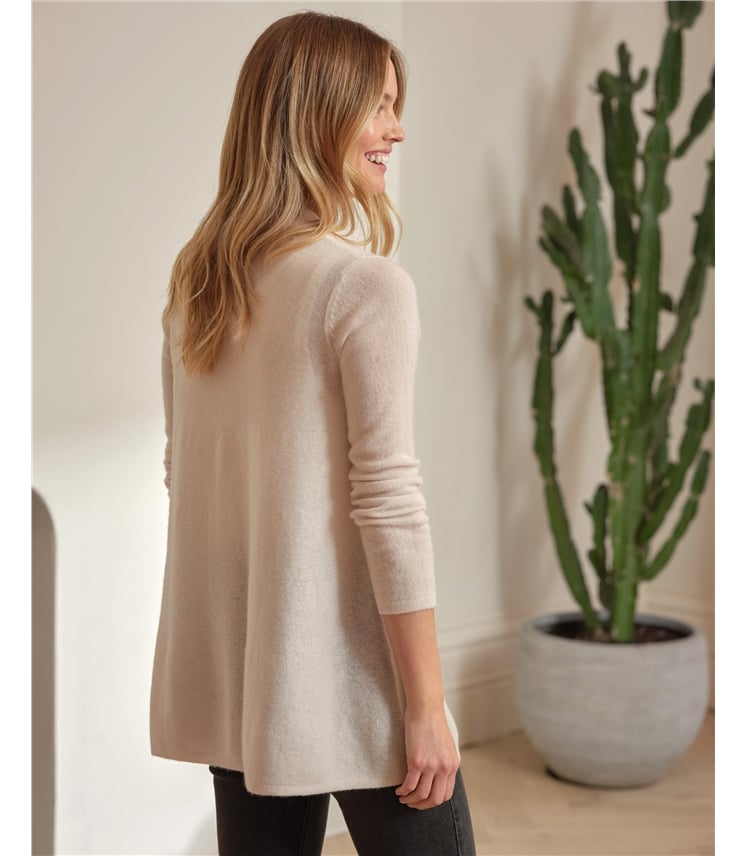 Gassato Lightweight Cashmere Swing Cardigan