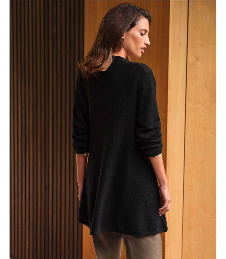 Gassato Lightweight Cashmere Swing Cardigan