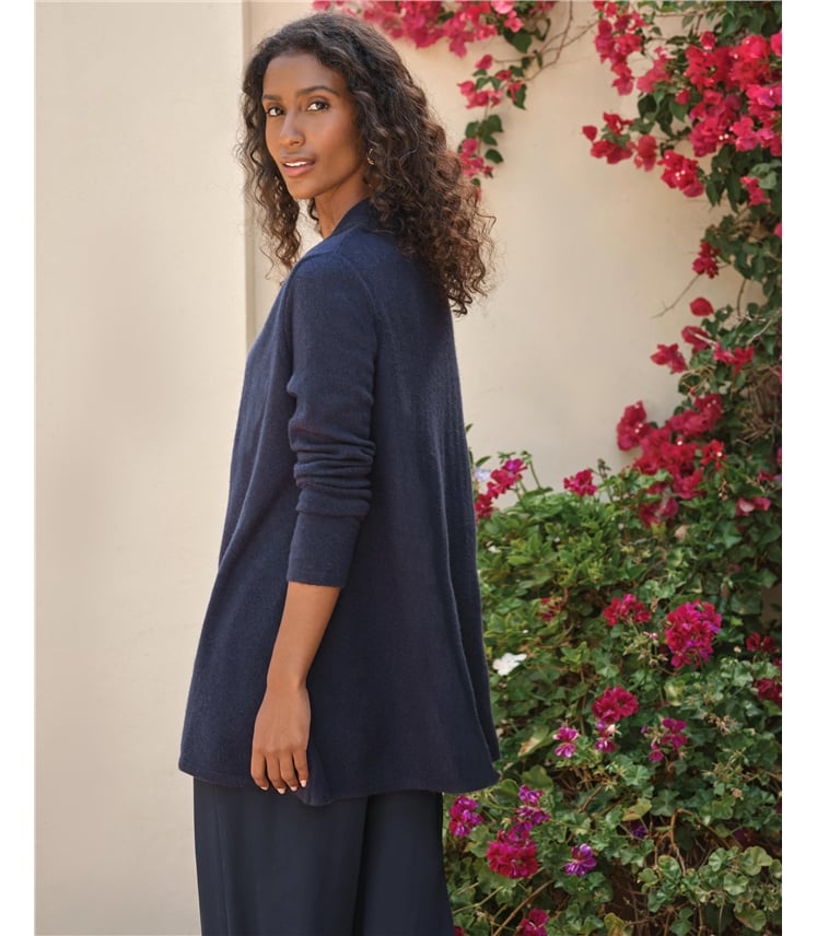Gassato Lightweight Cashmere Swing Cardigan