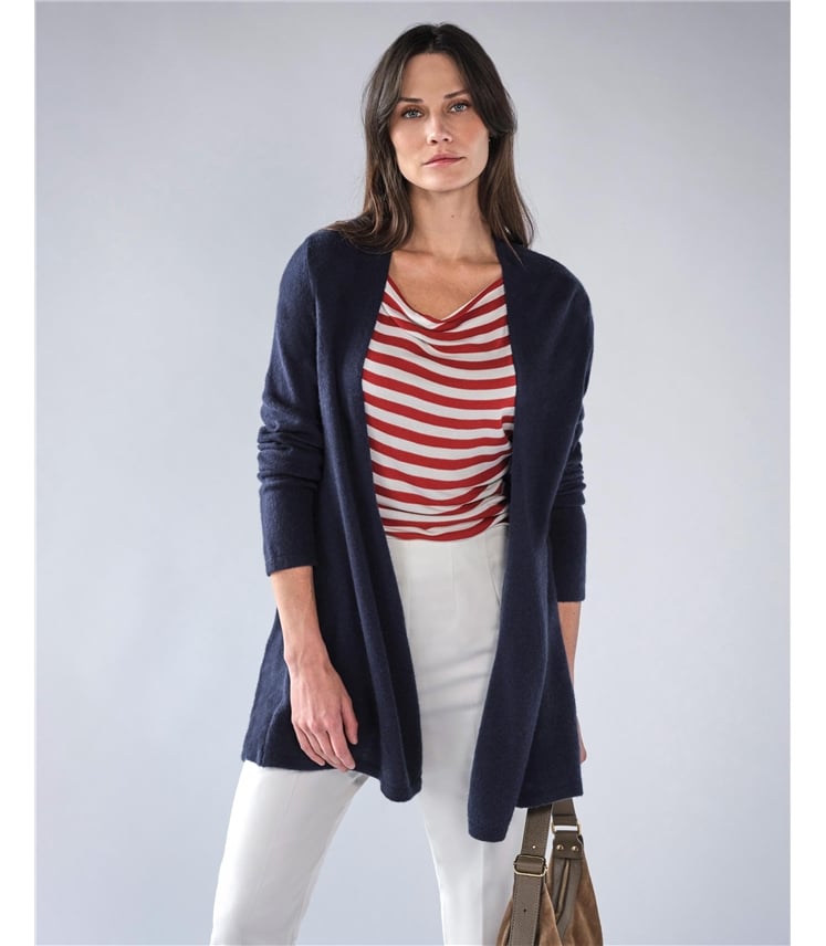 Gassato Lightweight Cashmere Swing Cardigan