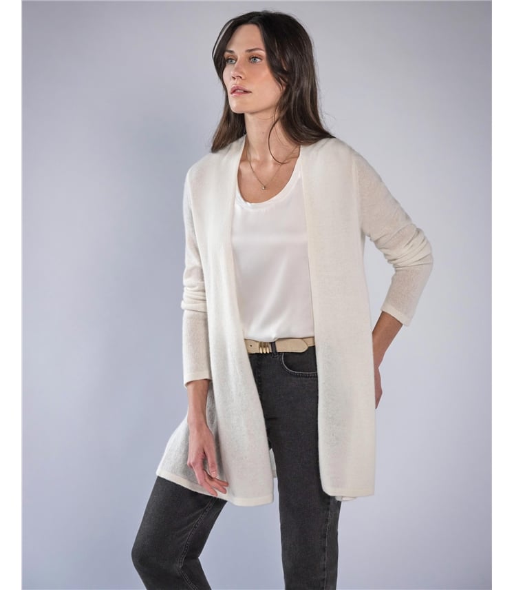 Gassato Lightweight Cashmere Swing Cardigan