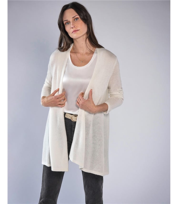 Gassato Lightweight Cashmere Swing Cardigan