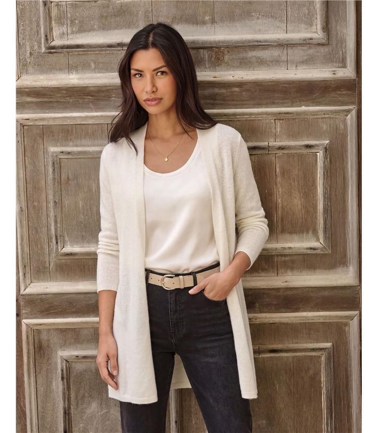 Gassato Lightweight Cashmere Swing Cardigan
