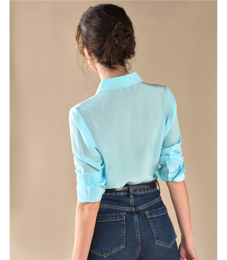 Pure Washed Silk Shirt
