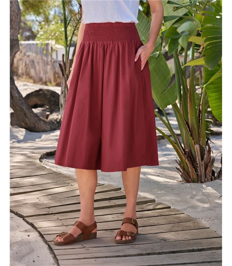 Gingham Elasticated Waist Skirt