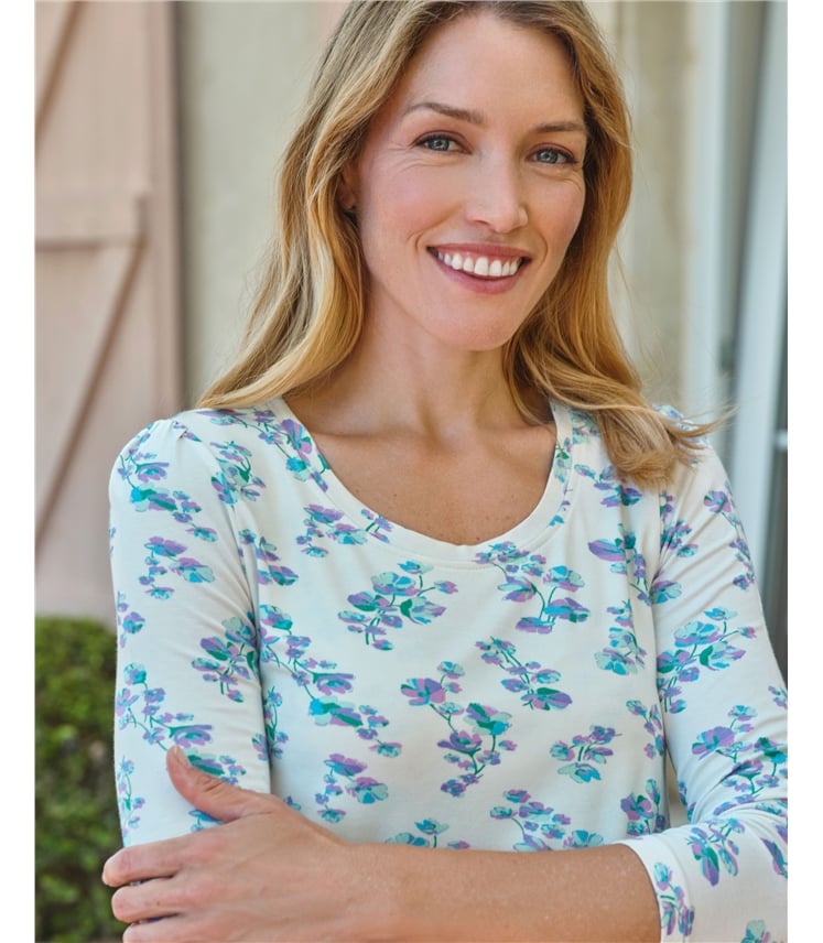 Super Soft Double Front Scoop Neck Top