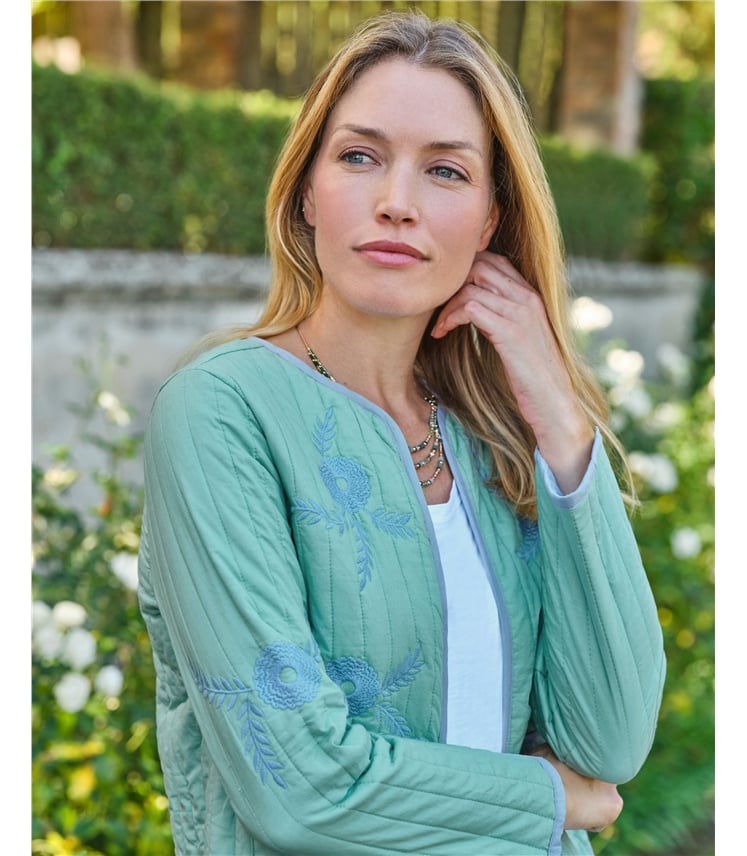 Embroidered Padded Jacket
