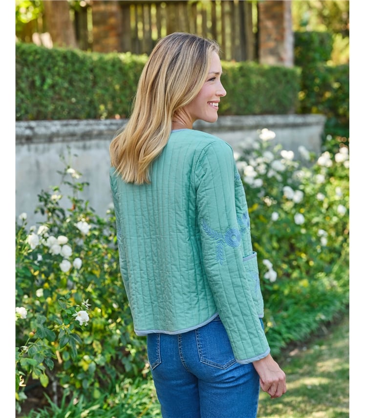 Embroidered Padded Jacket