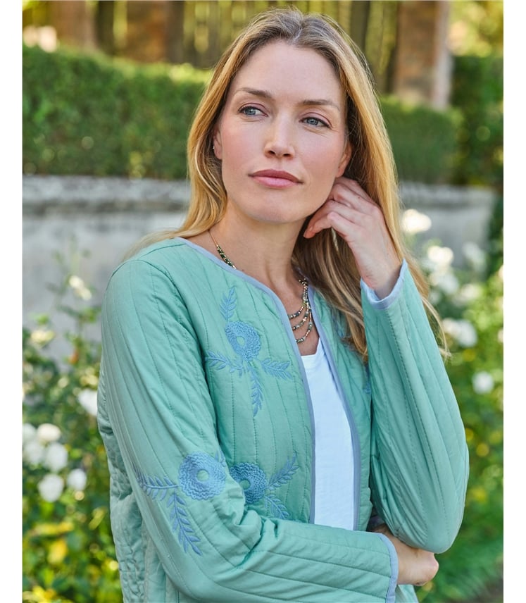 Embroidered Padded Jacket