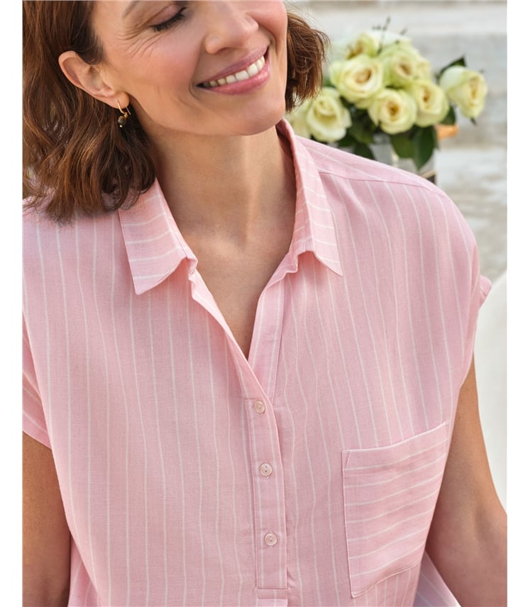 Short Sleeve Stripe Shirt