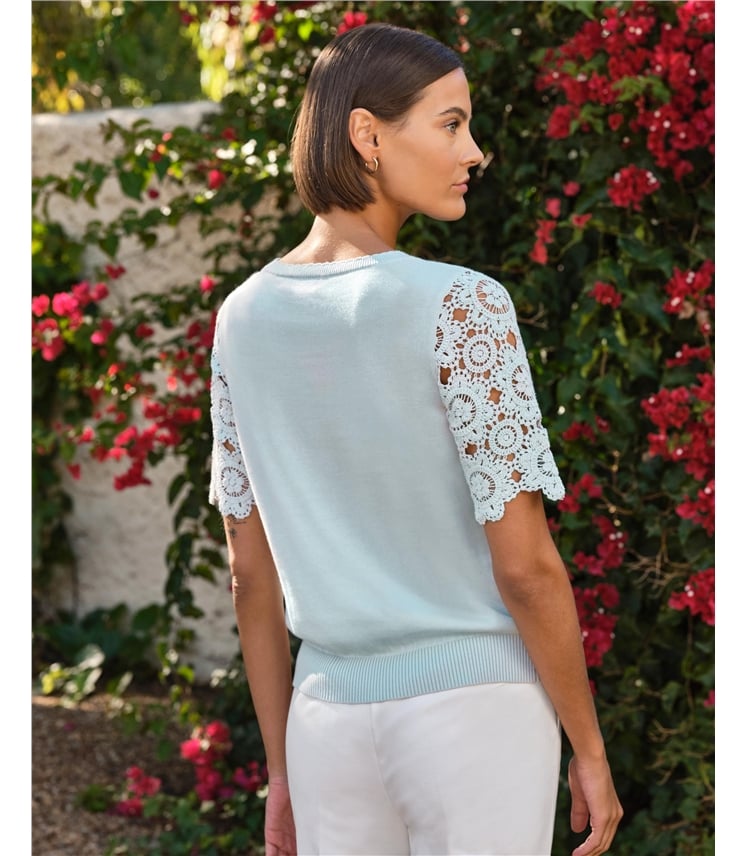 Cotton Crochet Insert Top