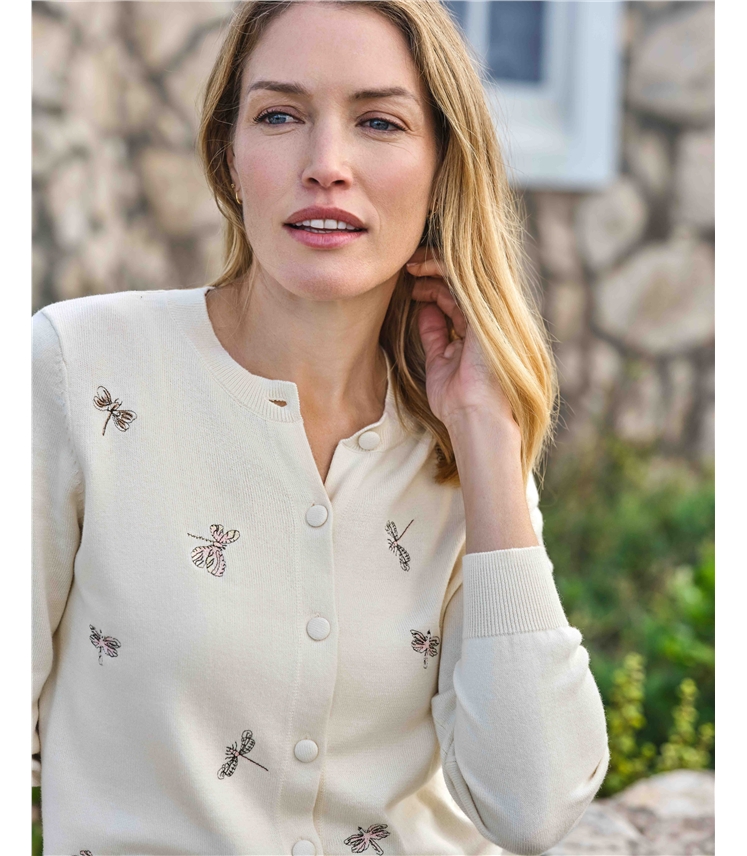 Dragonfly Blossom Cardigan