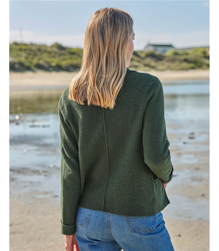Moss Stitch Cotton Jacket
