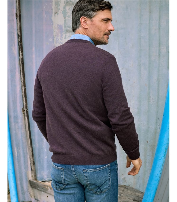 Cashmere Merino Crew Neck Sweater