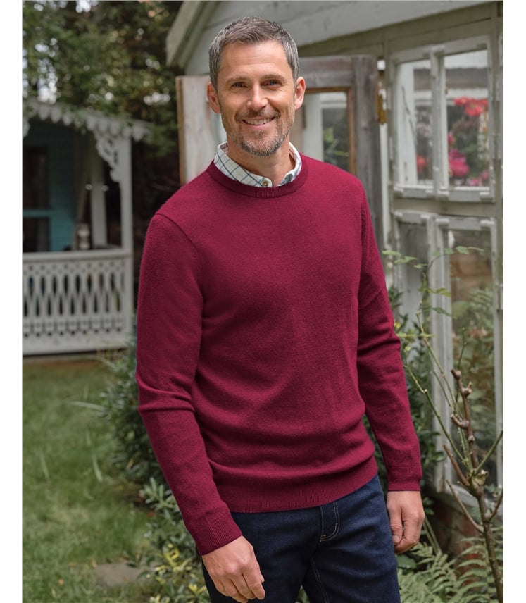 Cashmere Merino Crew Neck Jumper