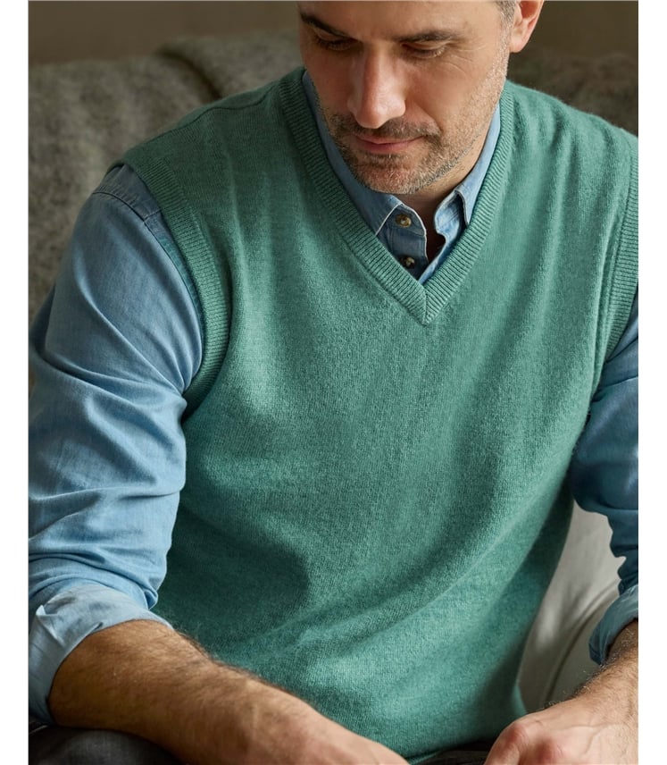 Cashmere and Merino Vest