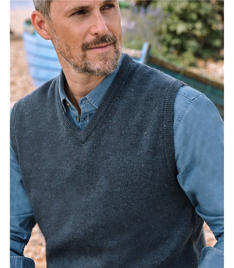 Mens Classic Lambswool Slipover